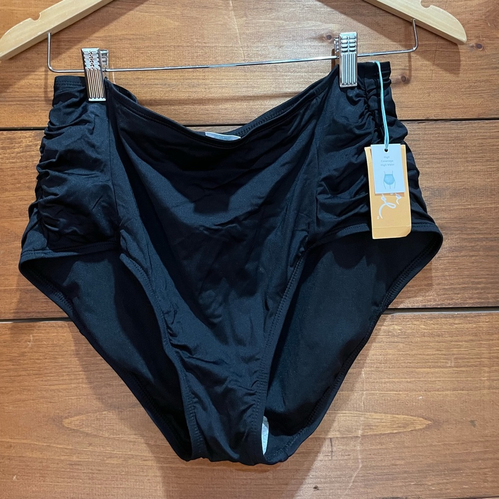 High waisted bikini bottom